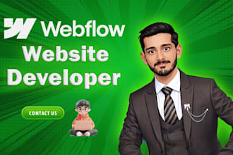 develop, customize, and fix webflow websites professionally