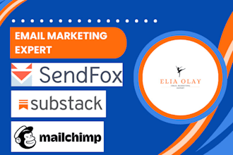 email campaign mailchimp automation sendfox newsletter substack landing page