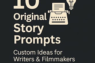 write unique story prompts and creative one liners