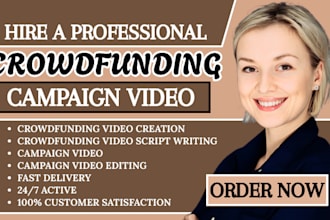 write a compelling crowdfunding campaign video scriptto attract backers