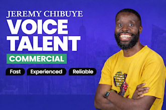 record a professional african voice over for your commercial