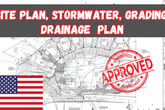 create stormwater, grading, erosion and drainage plan in civil 3d