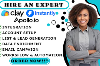 setup clay com workflow apollo io, data enrichment, clay