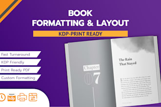 professionally format your manuscript for print