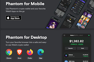 develop web3 dapp, gmx, rust, solana phantom wallet, wallet adapter on your web
