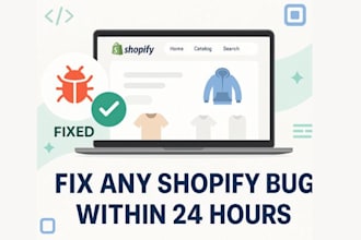 shopify customization, shopify bug fix or shopify custom coding