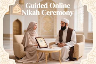 guide you and your partner through a meaningful and blessed nikah