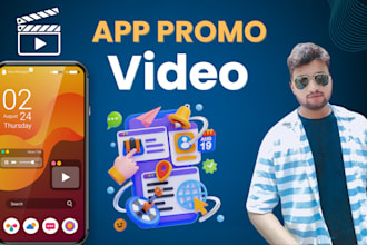 create custom app promo video or website promo video