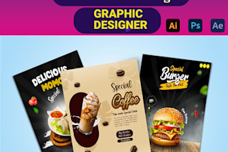 make modern event banner, poster and party flyer design