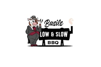 design individual BBQ influencer logo