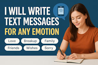 write emotional text messages for you