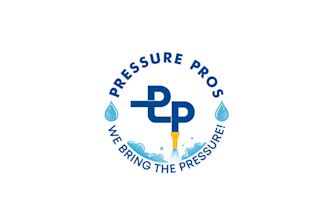design innovative pressure washing business logo