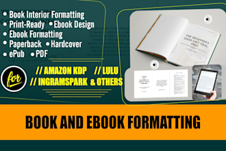 format your print ready poetry or art book for KDP, lulu, and ingramspark