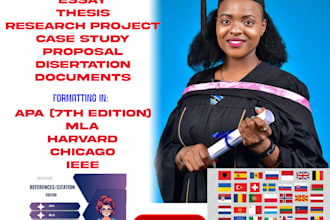 professionally proofread, edit  ,rewrite , format your projects  and documents