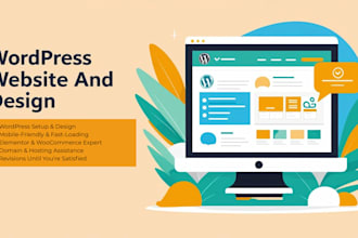 do your wordpress website setup and design