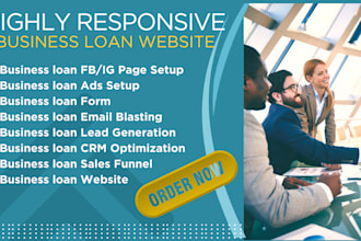 build loan website mortgage website business loan, payday loan finance website