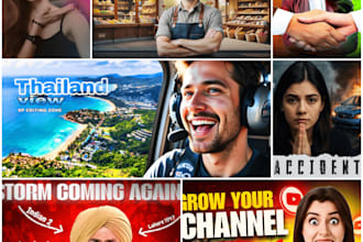 design high CTR youtube thumbnail, clickbait that boost view