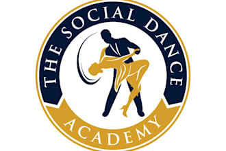 design modern dancing logo