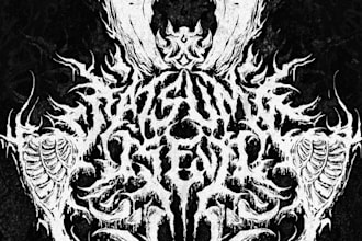 make custom brutal death metal logo for your band