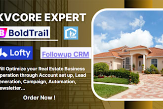 setup kvcore automation idx website lofty CRM chime ghl rei reply