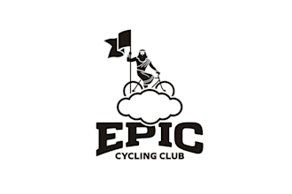 design minimal cycling apparel company logo