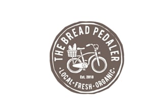 design modern bread pedaler or local fresh logo