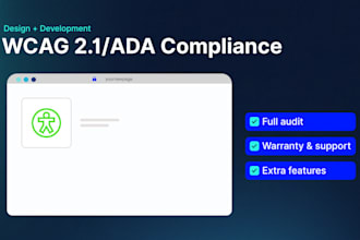 make your website accessible and wcag 2 1 ada compliant