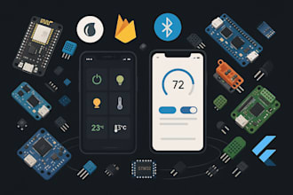 develop custom iot solutions and apps for ios and android using flutter