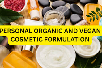 help you create your personal organic and vegan cosmetic formulation