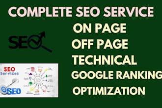 provide full SEO campaign for your website to rank on first page
