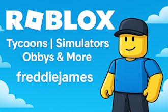 develop a custom roblox game with scripting, design, and features