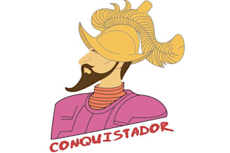 design mascot colorful mexican food company logo