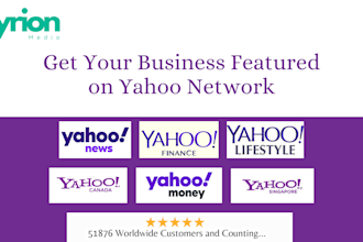 publish your press release on yahoo finance and 300 media sites