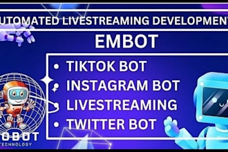 develop automated bot,reddit bot,whatsapp bot, tiktok bot, mass dm, account warm