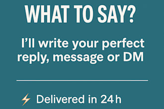write perfect personalized replies, messages or texts for any situation