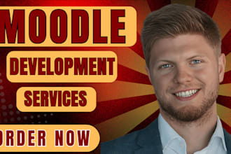 build, develop moodle lms website moodle customization moodle course creation