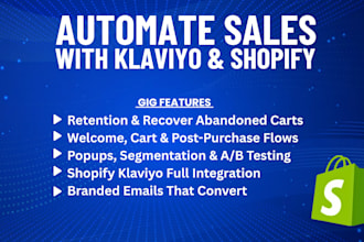 set up klaviyo flows for shopify email automation