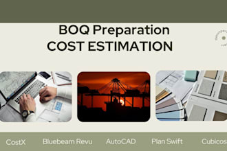 prepare boq and estimate