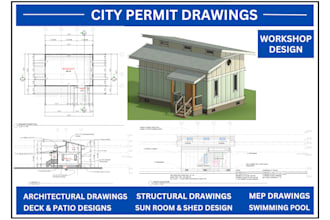 design full city permit drawings for carports, patios, screened porch and decks