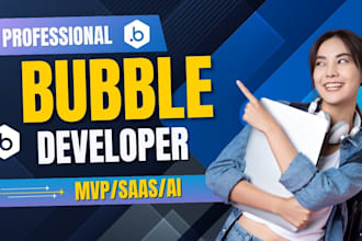 develop bubble io app website bubble io saas bubble mvp bubble API developer