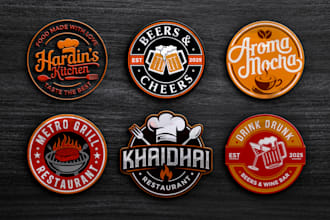 design a unique restaurant, cafe, and coffee shop logo