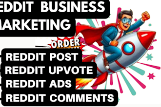 do reddit post ads management for ecommerce business website ai app product link