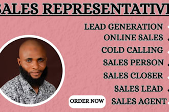 be your expert sales closer, sales representative, email outreach and close deal