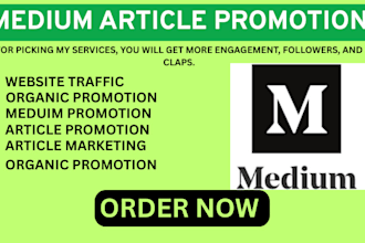 do massive promotion for your medium article and get real followers