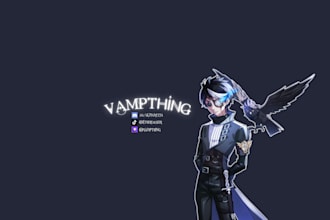 make you a youtube, twitter or twitch banner