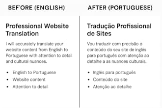translate english to portuguese with a tech friendly focus
