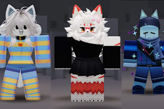 create, design custom roblox r6 r15 character roblox layered clothing roblox ugc
