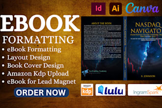 do ebook formatting paperback amazon KDP kindle ebook lulu ebook cover