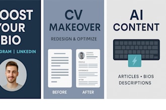 redesign and optimize your resume into a modern, premium format