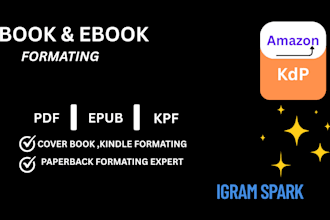 format and typeset books for print and ebook